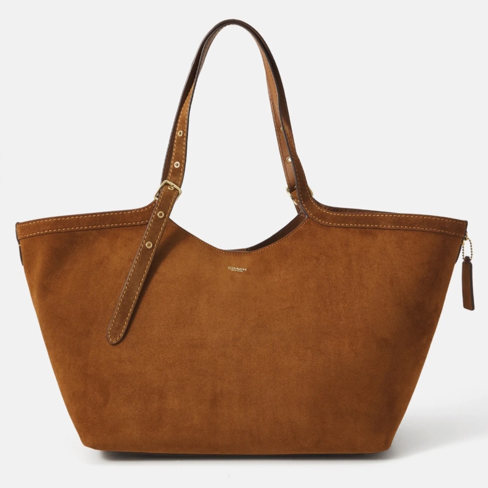 Coach Grammercy Brown SuedeTote Bag